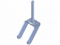 Castor Fork Weldment - 5 hole [412-152-560]