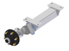 Axle Assembly - Braked/Splined - RH [416-842-740]