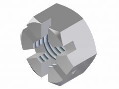 Castle Nut - Axle [416-842-840]